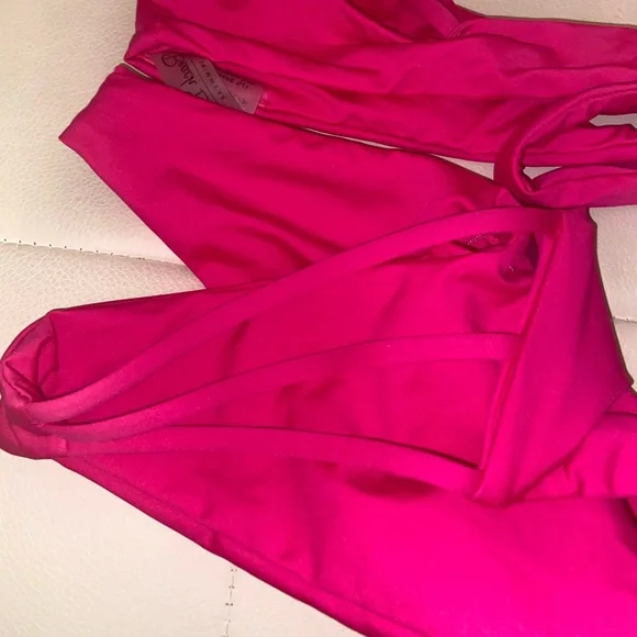 Beach Bunny Barbie Pink Bikini Set